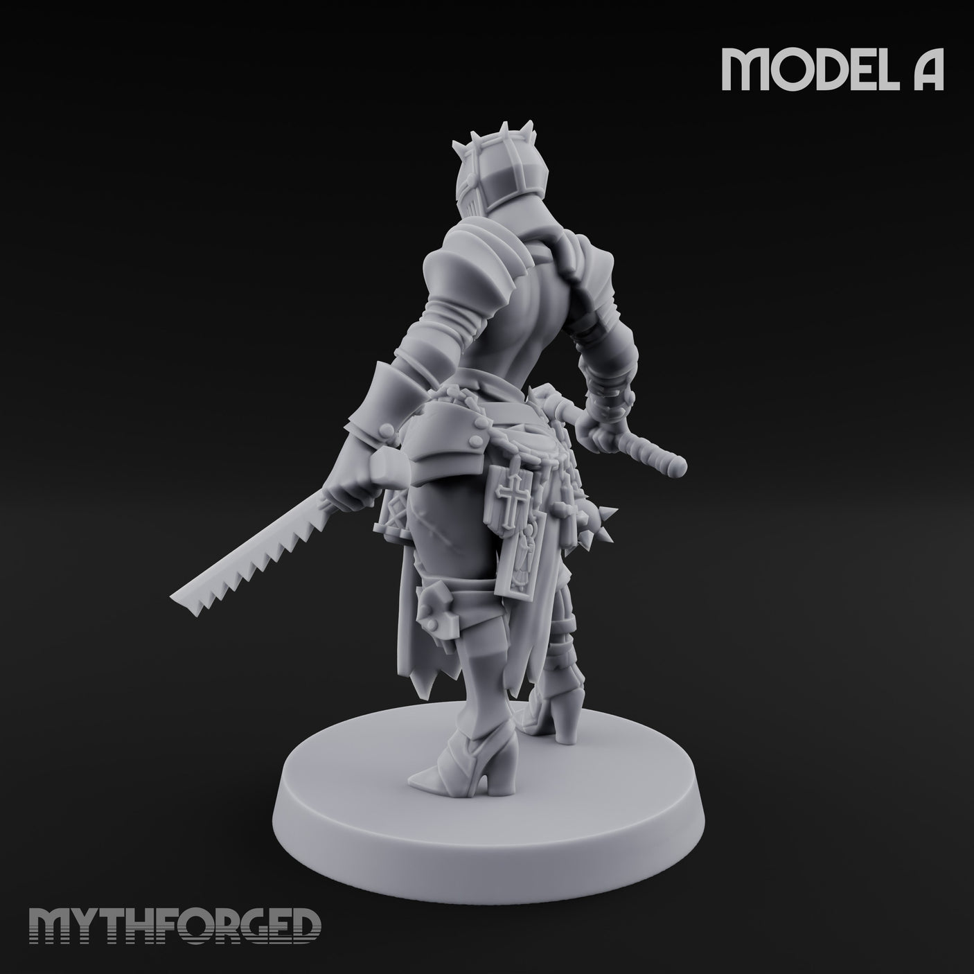 Spike Helmed Mace Swinging Anointed Warrior A gallery 22