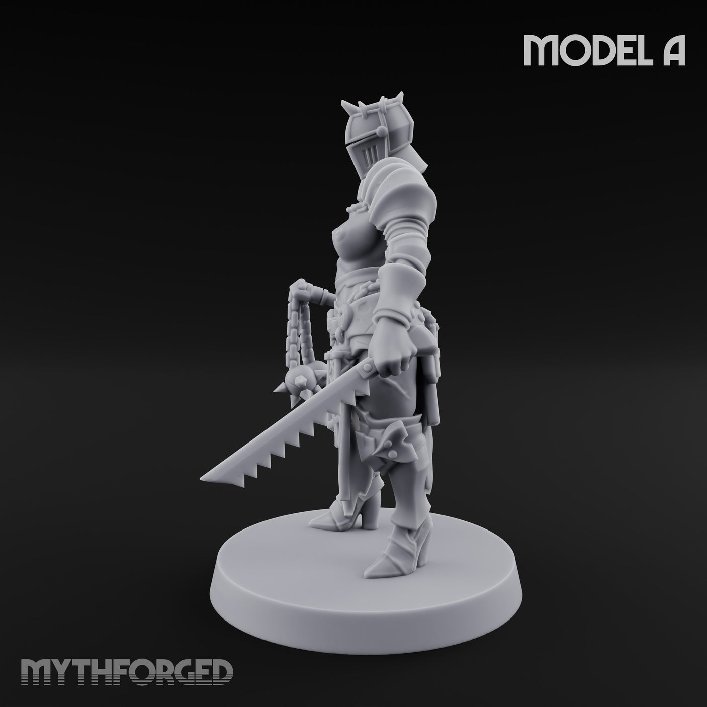 Spike Helmed Mace Swinging Anointed Warrior A gallery 26