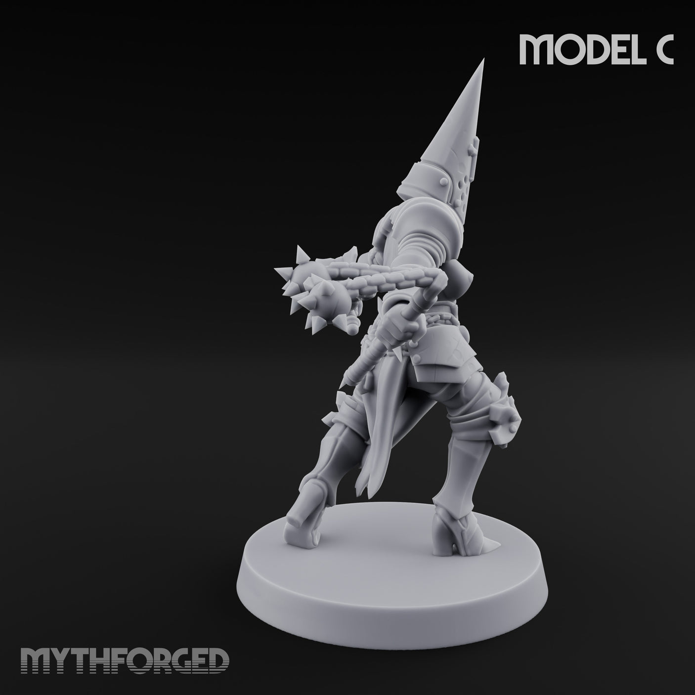 Spike Helmed Mace Swinging Anointed Warrior C gallery 13