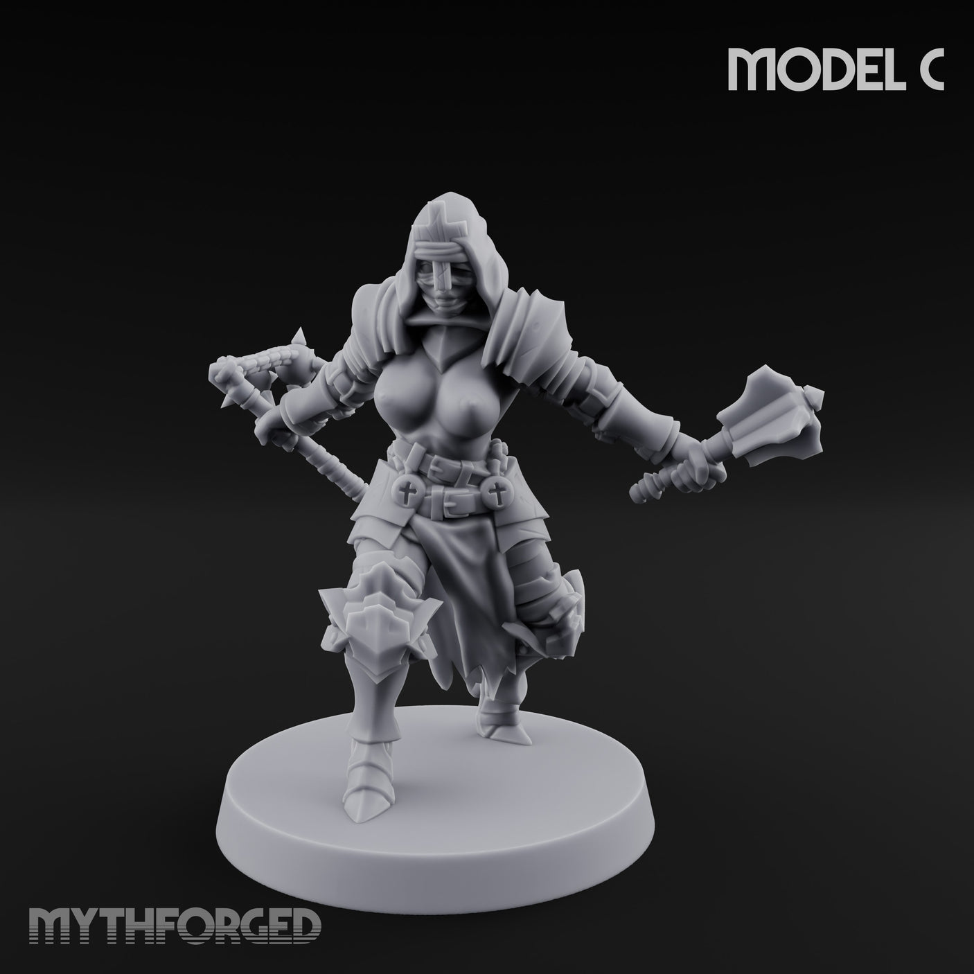 Spike Helmed Mace Swinging Anointed Warrior C gallery 3