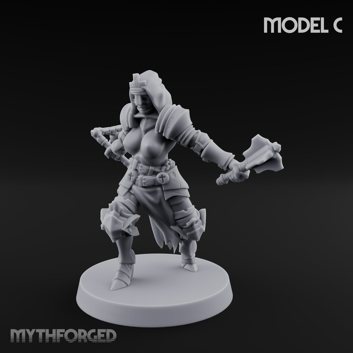 Spike Helmed Mace Swinging Anointed Warrior C gallery 35
