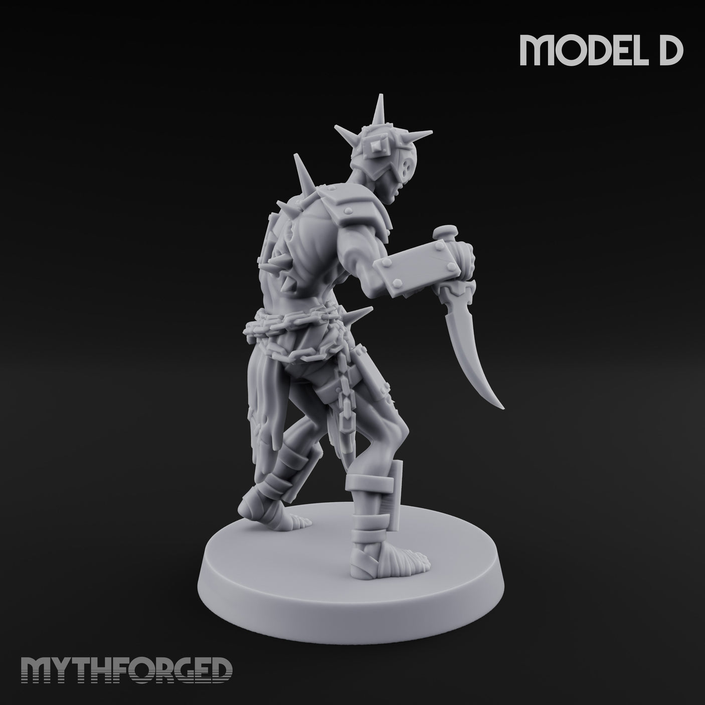 Spike Studded Blade Wielding Wretched Marauder D gallery 4