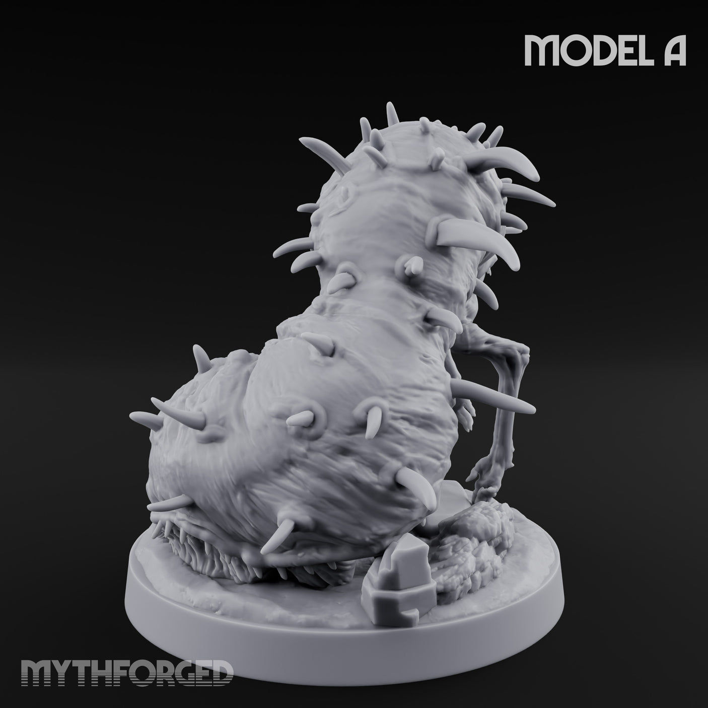 Spine Bristling Aberration Whispering Worm A Miniature for Dungeons and Dragons, Pathfinder or other TTRPGs