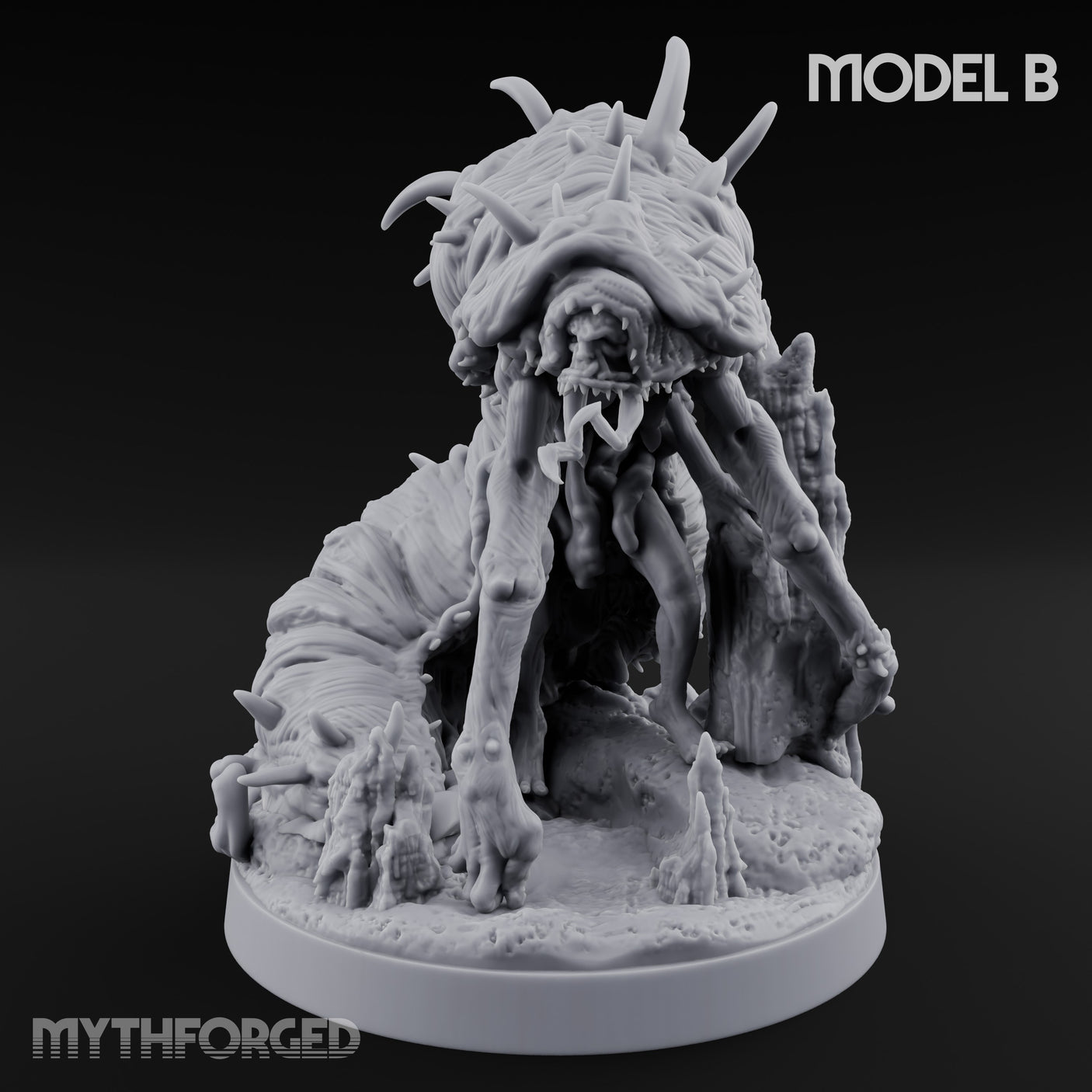 Spine Bristling Aberration Whispering Worm B Miniature for Dungeons and Dragons, Pathfinder or other TTRPGs