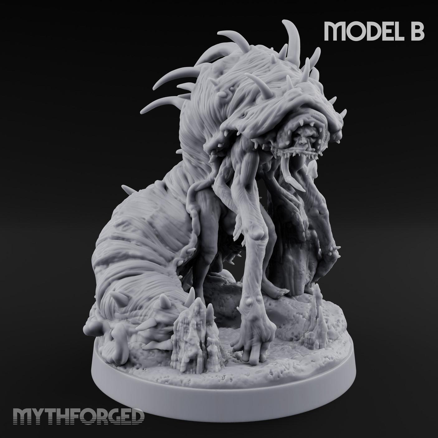 Spine Bristling Aberration Whispering Worm B Miniature for Dungeons and Dragons, Pathfinder or other TTRPGs