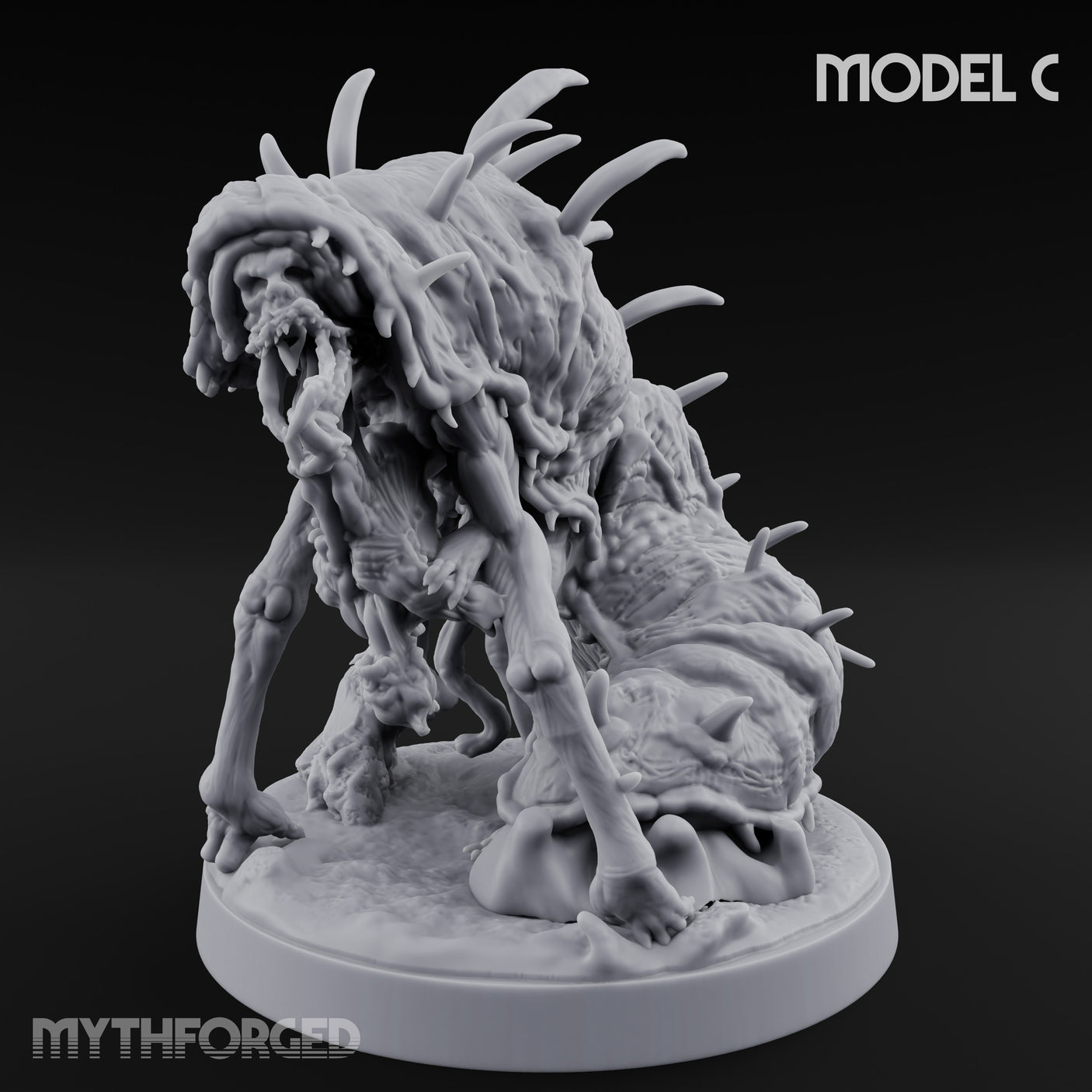 Spine Bristling Aberration Whispering Worm C Miniature for Dungeons and Dragons, Pathfinder or other TTRPGs