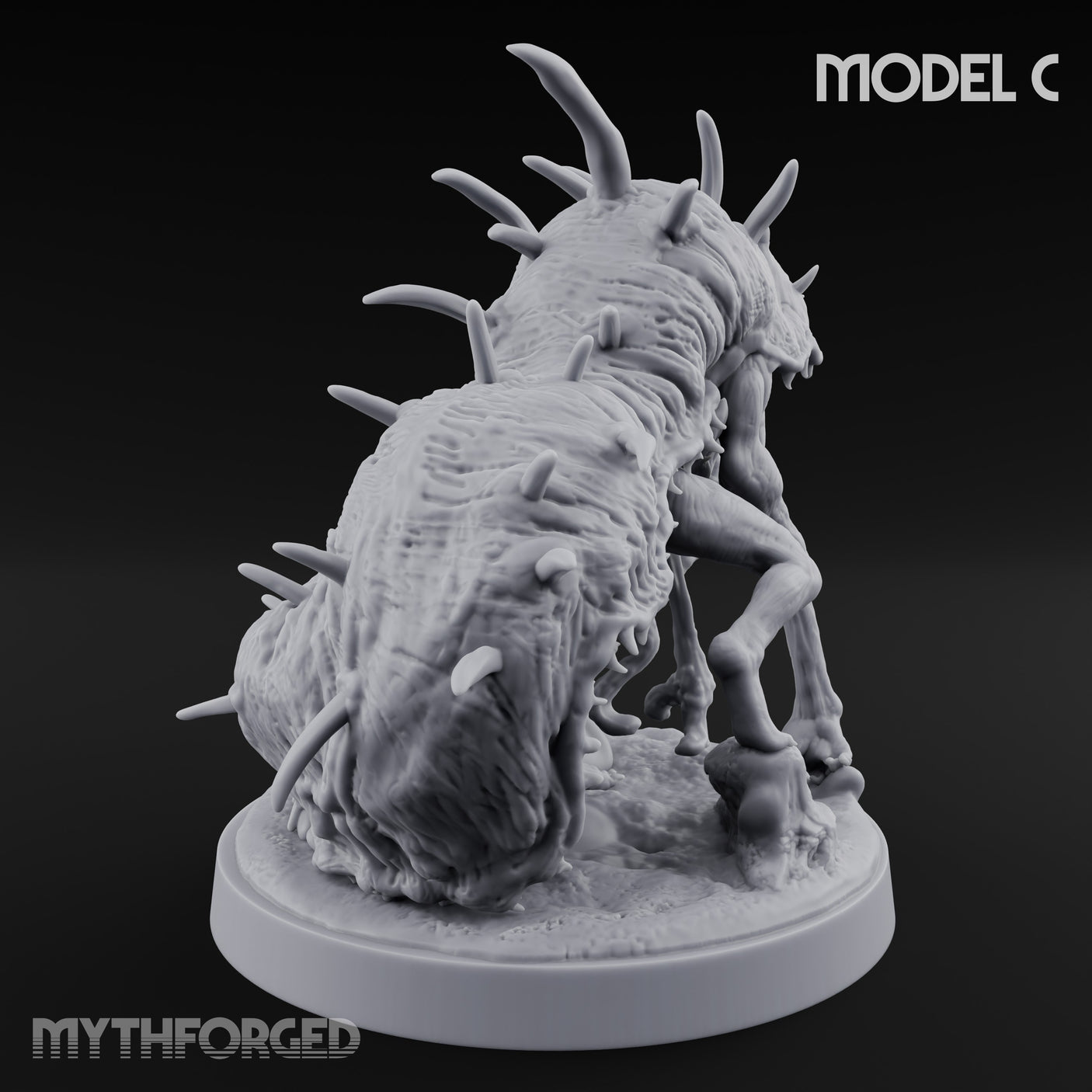 Spine Bristling Aberration Whispering Worm C Miniature for Dungeons and Dragons, Pathfinder or other TTRPGs