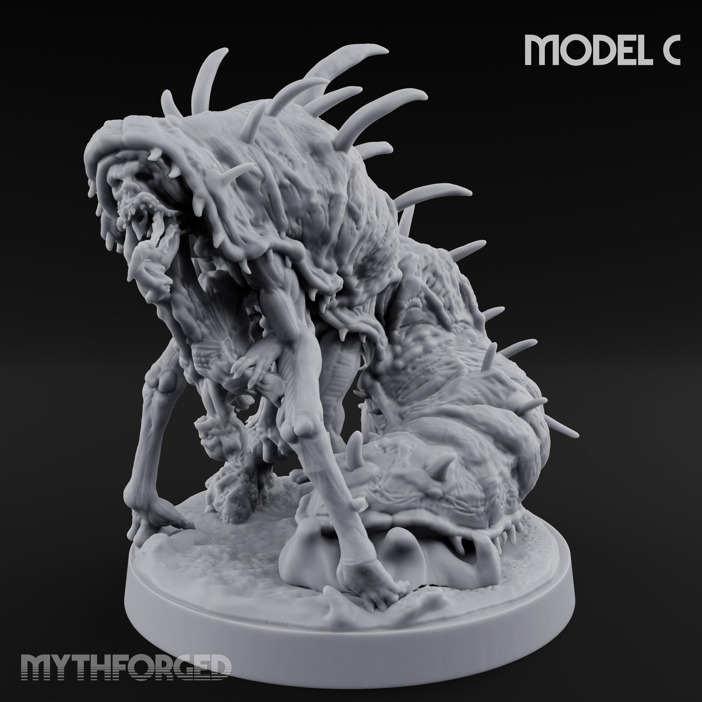 Spine Bristling Aberration Whispering Worm C Miniature for Dungeons and Dragons, Pathfinder or other TTRPGs