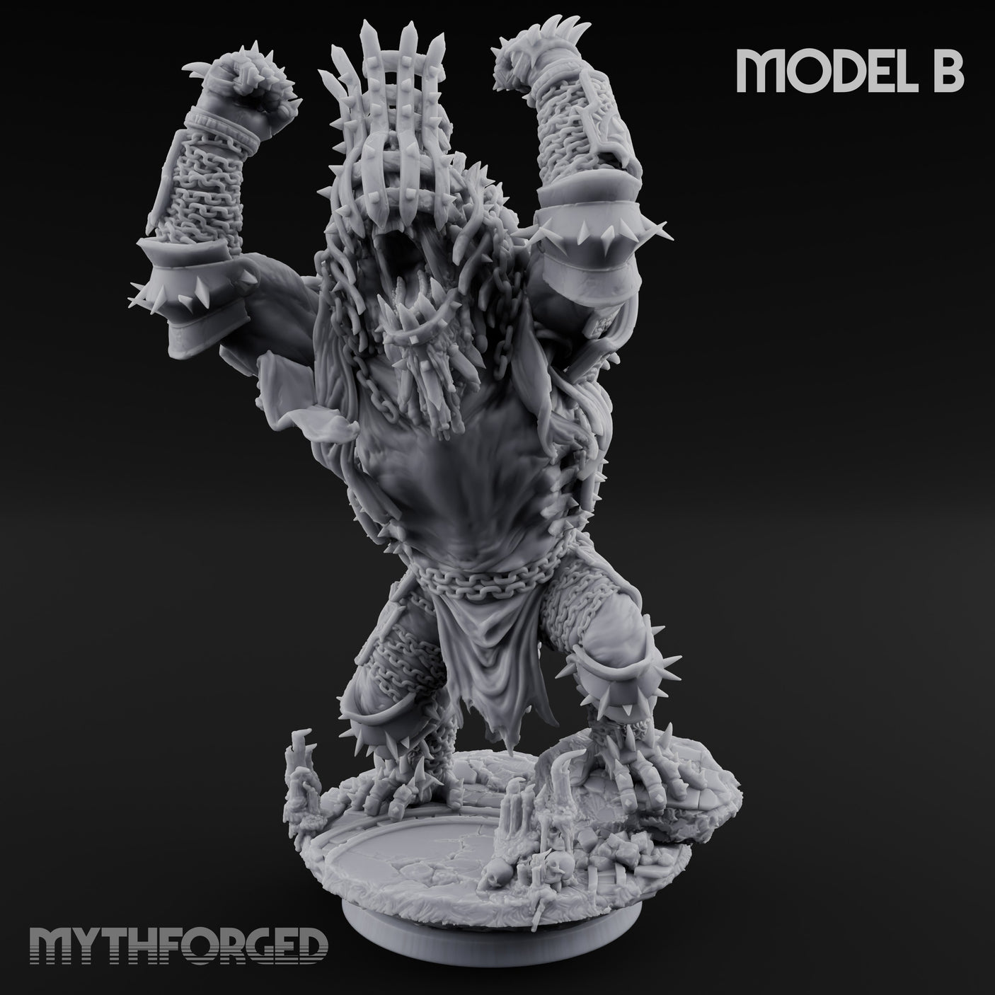Spines Bursting Demon Hounds Miniature for Dungeons and Dragons, Pathfinder or other TTRPGs