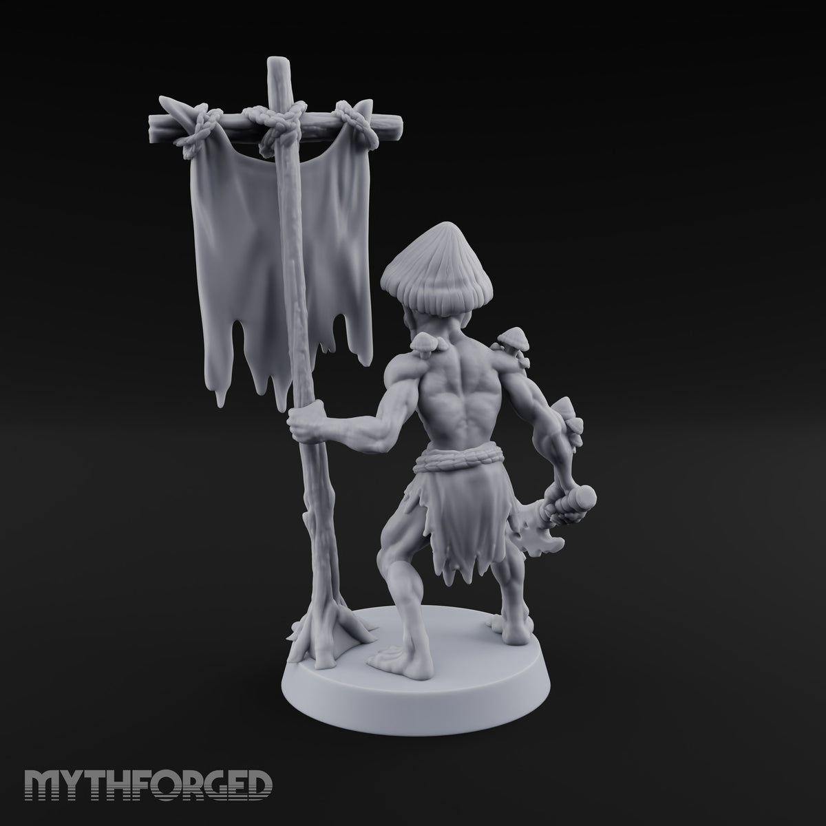 Rags Raised, Temper Frayed Myconid Standard Bearer