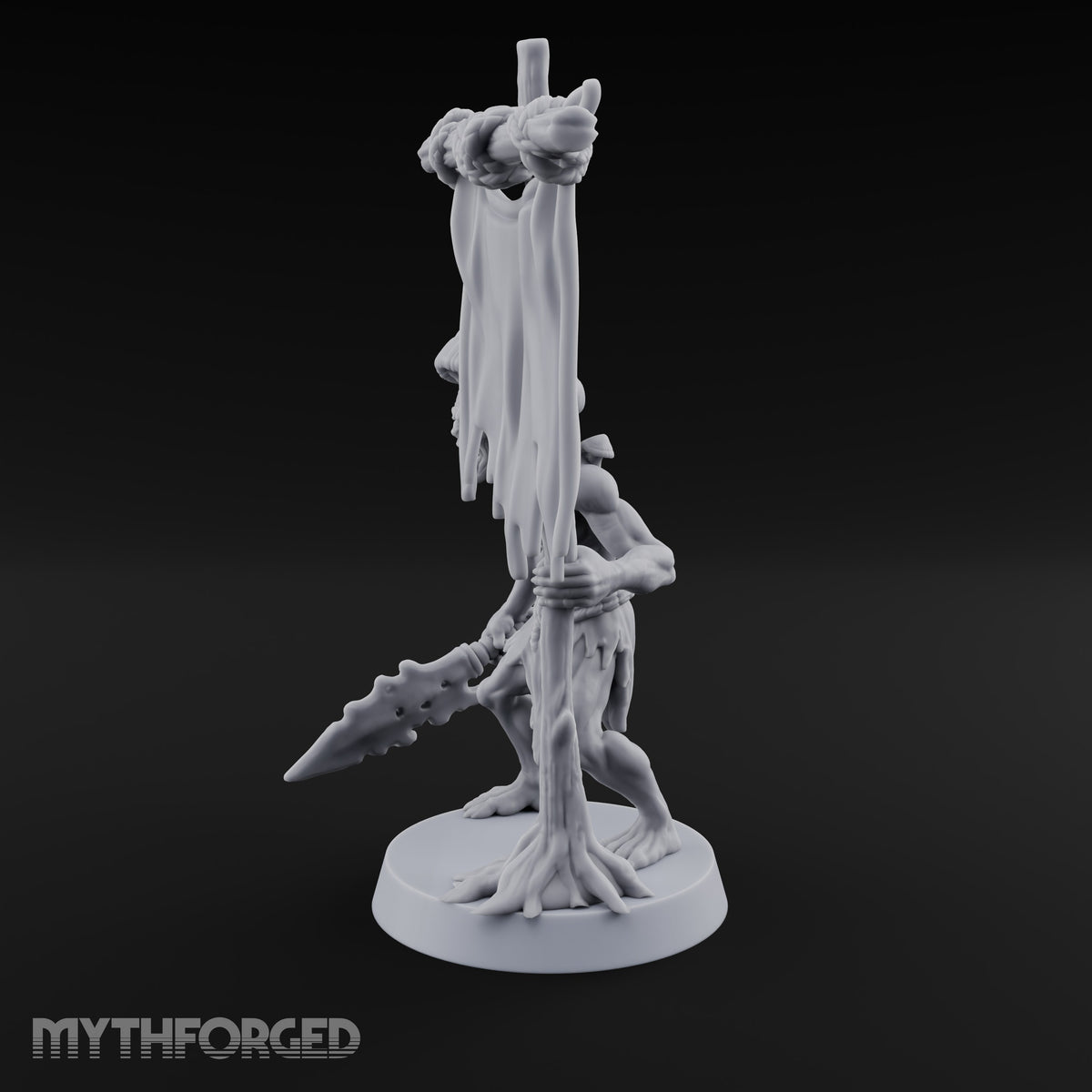 Rags Raised, Temper Frayed Myconid Standard Bearer