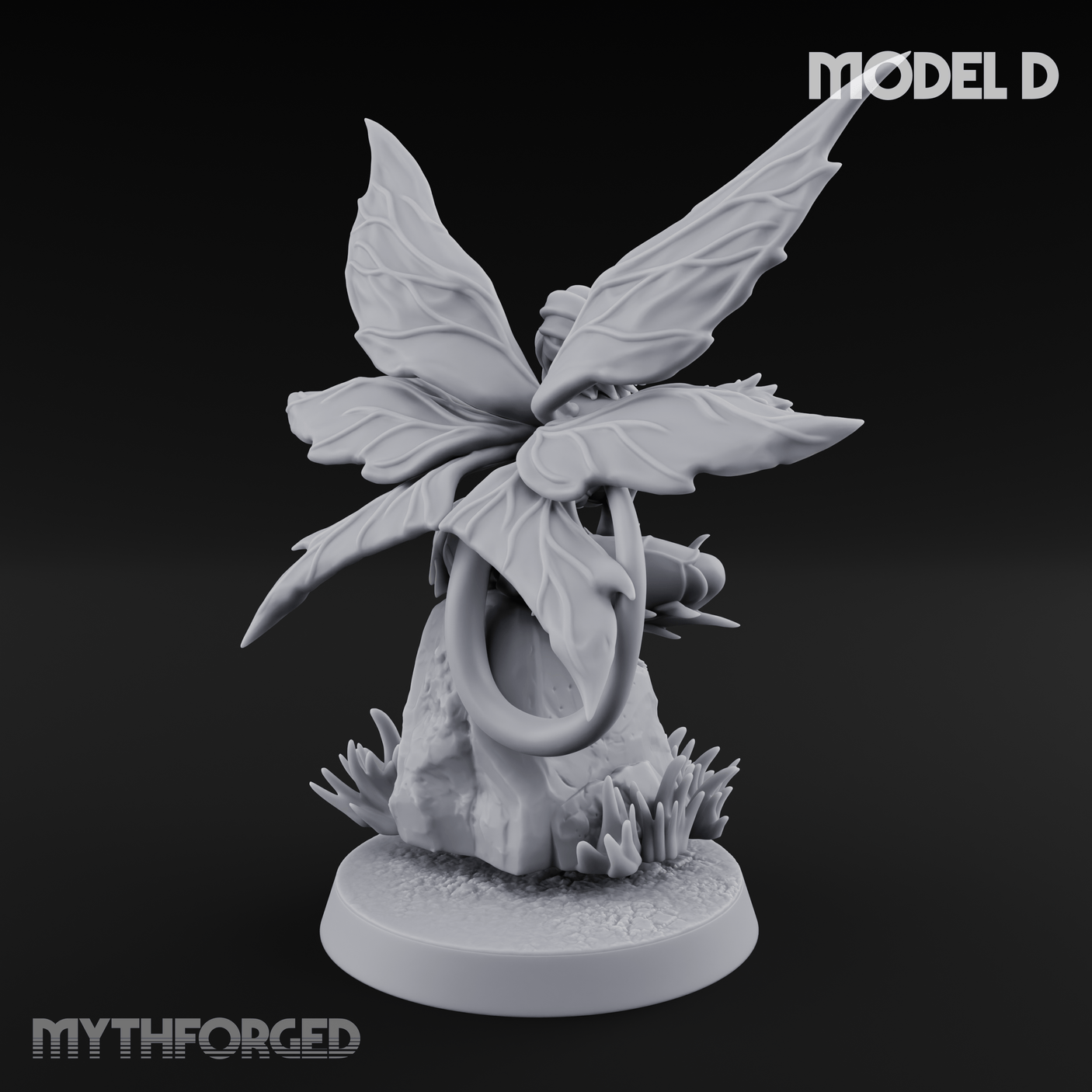 Wings Unfurling Gracefully Sprite Enchantresses D Miniature for Dungeons and Dragons, Pathfinder or other TTRPGs