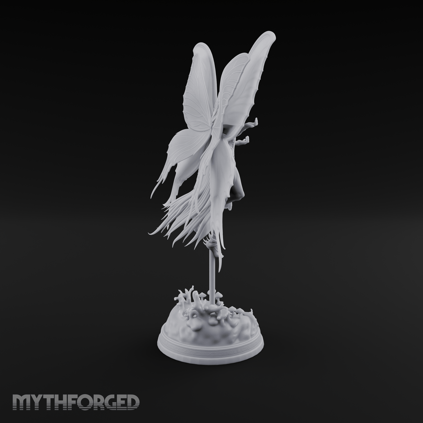 Wings Spread Ascending Pixie Miniature for Dungeons and Dragons, Pathfinder or other TTRPGs