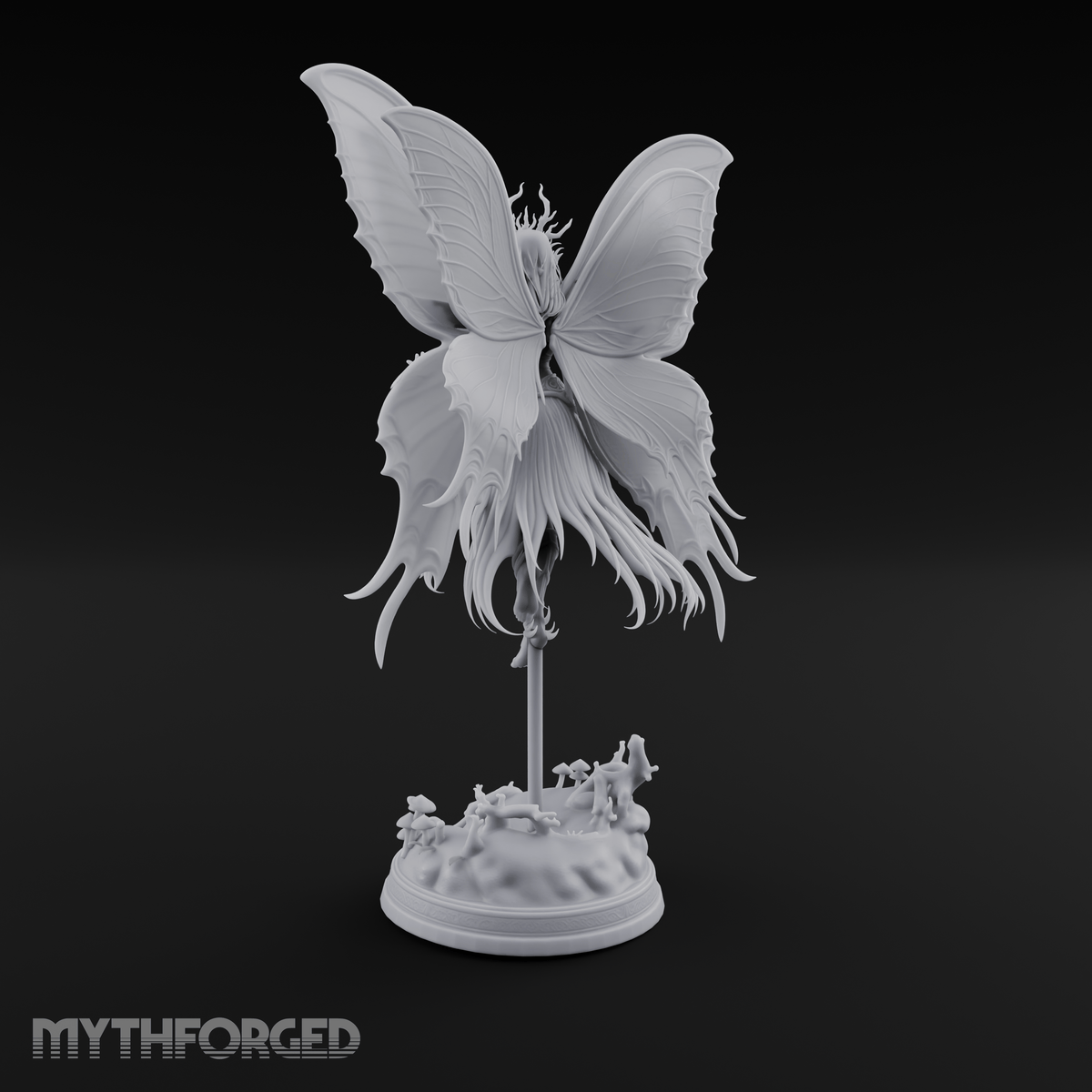Wings Spread Ascending Pixie Miniature for Dungeons and Dragons, Pathfinder or other TTRPGs