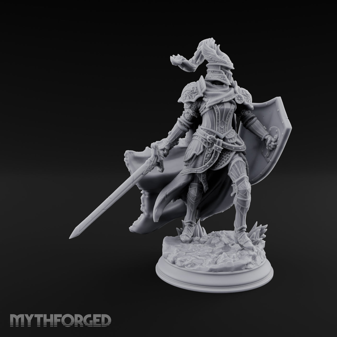 Sword Levelling Shield Bearing Human Knight gallery 5