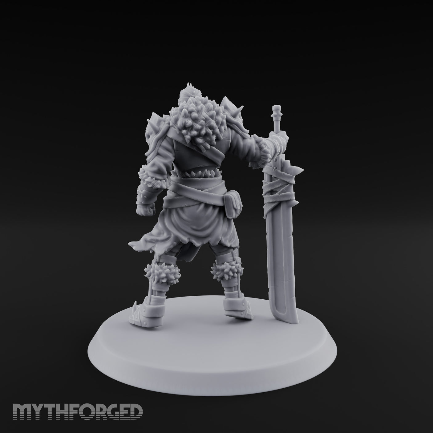 Sword Planted Armoured Warrior Miniature for Dungeons and Dragons, Pathfinder or other TTRPGs
