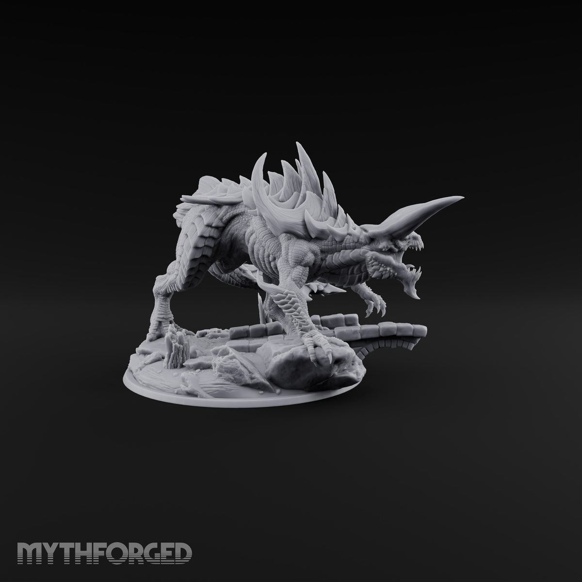 Hungry, Horned and Unapologetic Tarrasque Monster