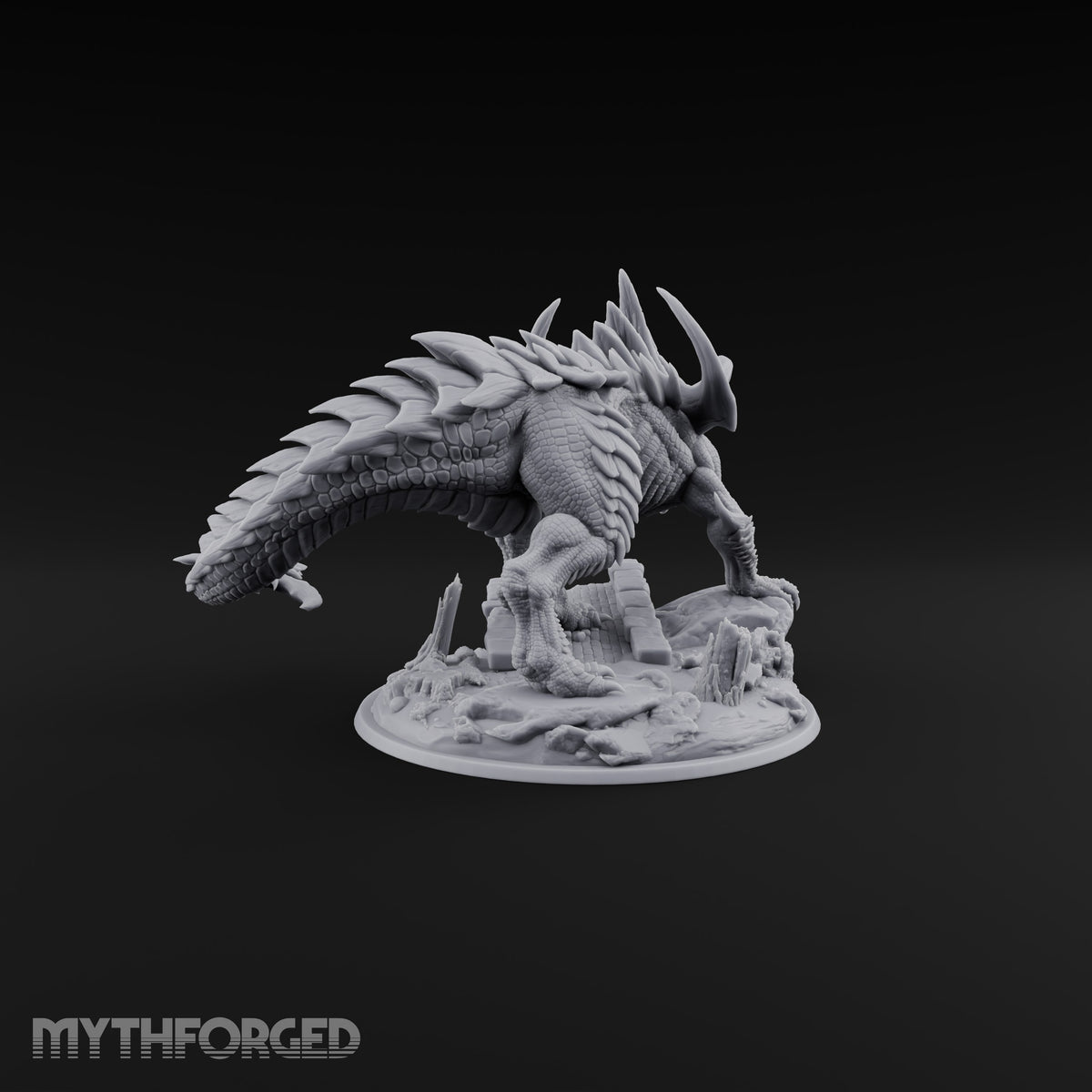 Hungry, Horned and Unapologetic Tarrasque Monster