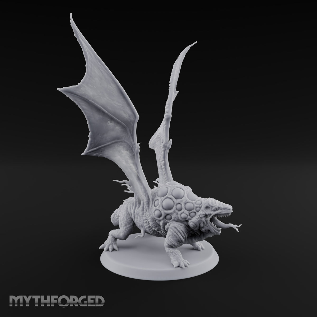 Tongue Tasting the Thunder Wyvern Monster