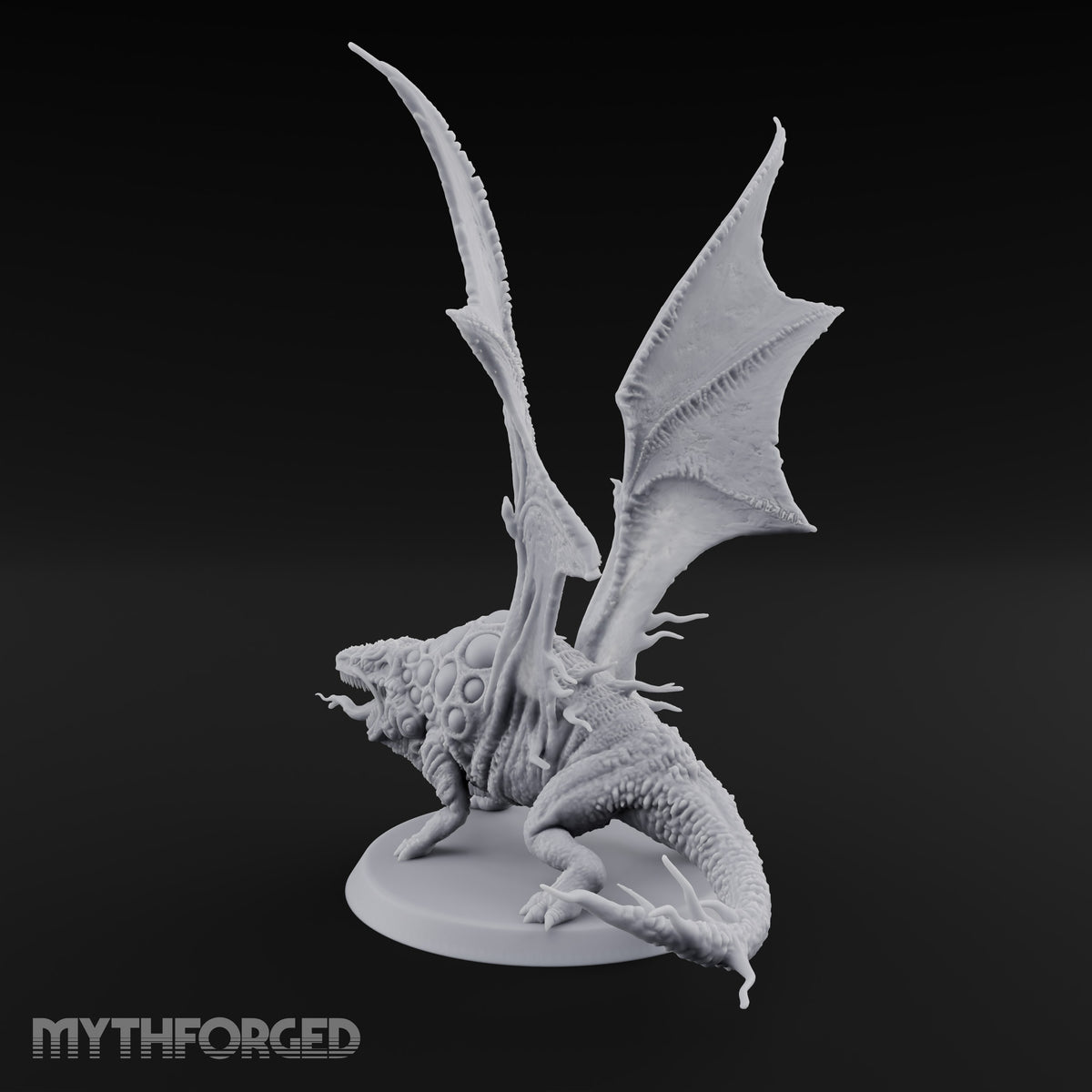 Tongue Tasting the Thunder Wyvern Monster