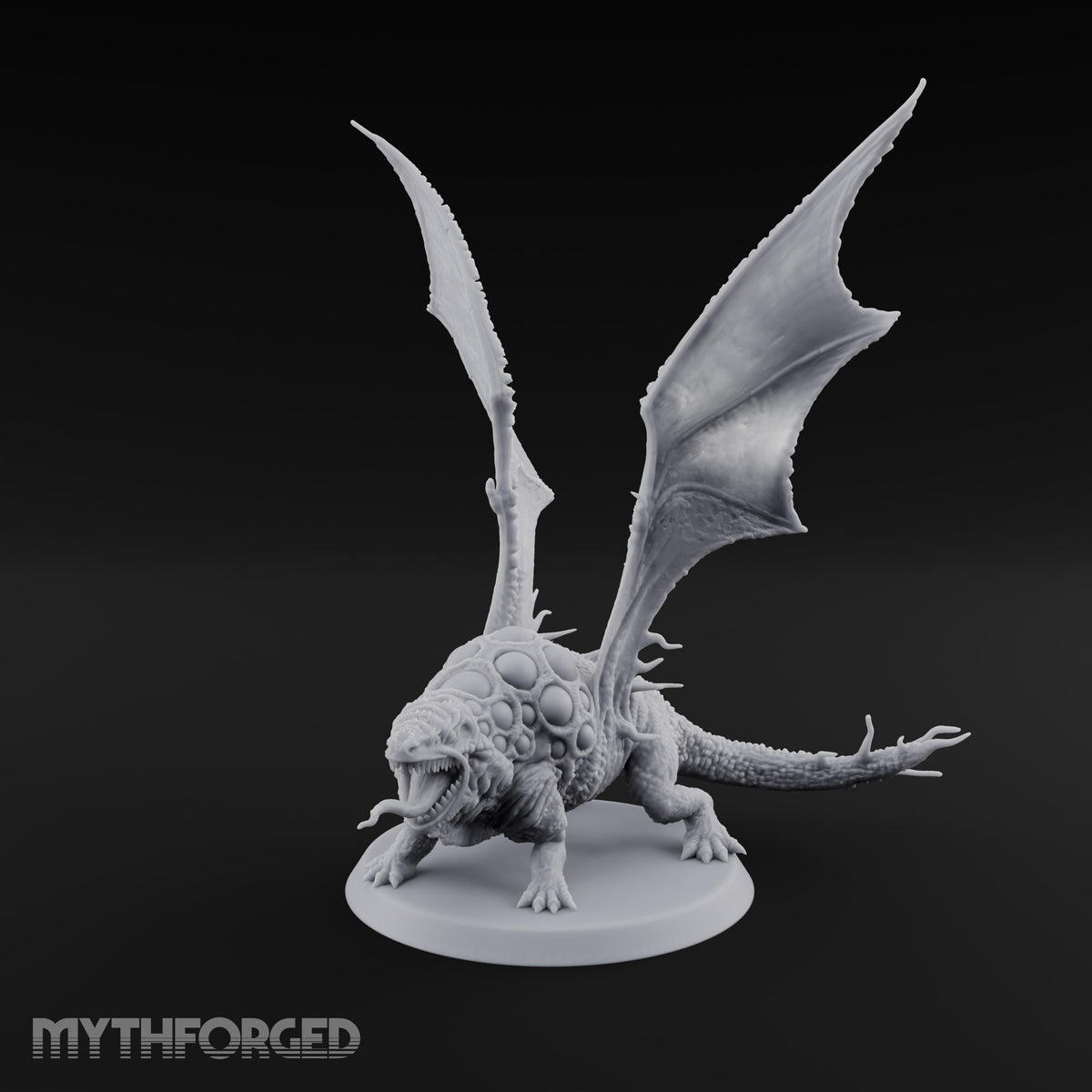 Tongue Tasting the Thunder Wyvern Monster