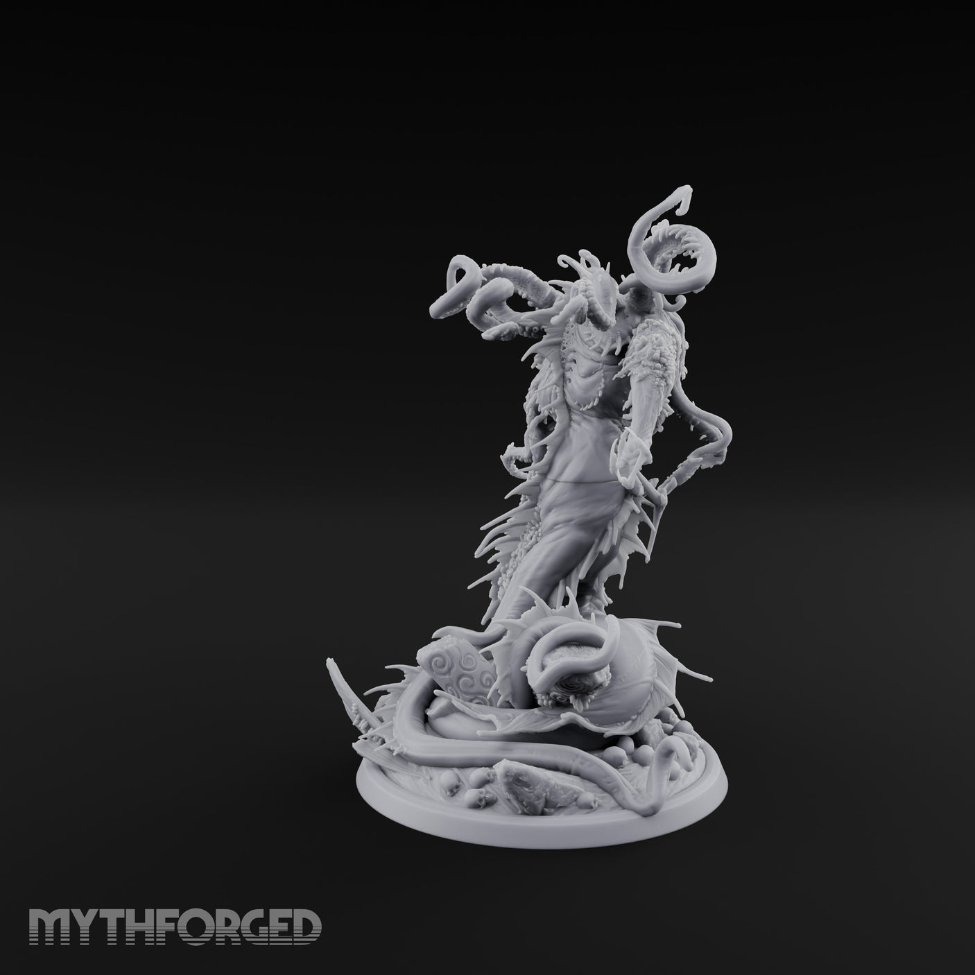 Tentacle Flailing Eye Bulging Ocean Void Scion Miniature for Dungeons and Dragons, Pathfinder or other TTRPGs