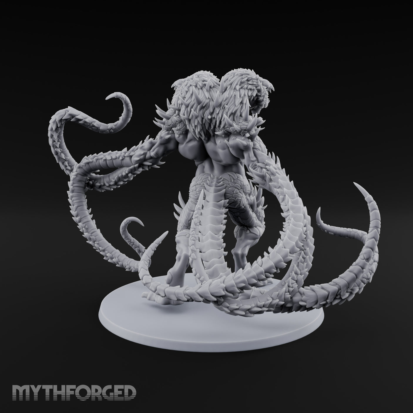 Tentacle Lashing Demogorgon Miniature for Dungeons and Dragons, Pathfinder or other TTRPGs