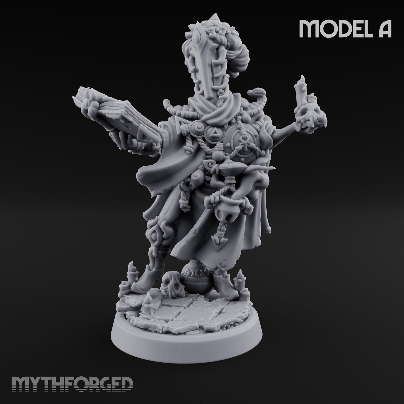 Tentacle Writhing Demon Hierophant A Miniature for Dungeons and Dragons, Pathfinder or other TTRPGs
