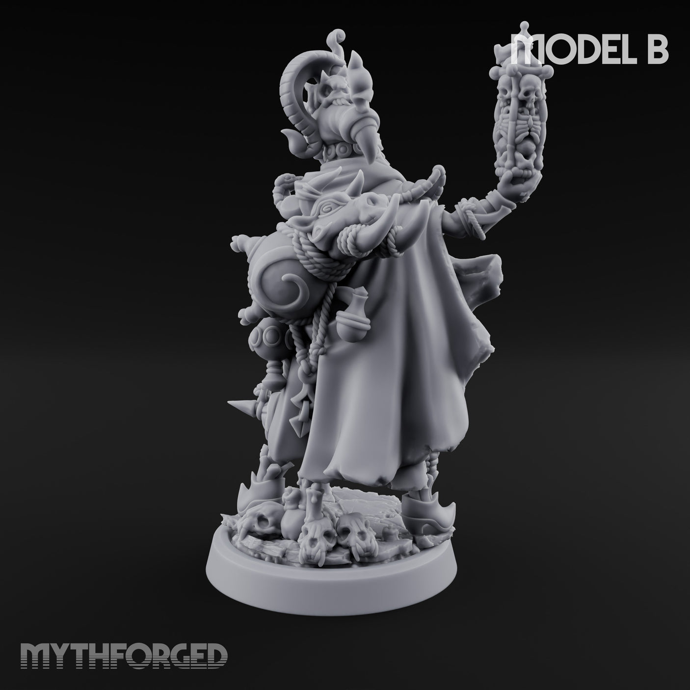 Tentacle Writhing Demon Hierophant B Miniature for Dungeons and Dragons, Pathfinder or other TTRPGs