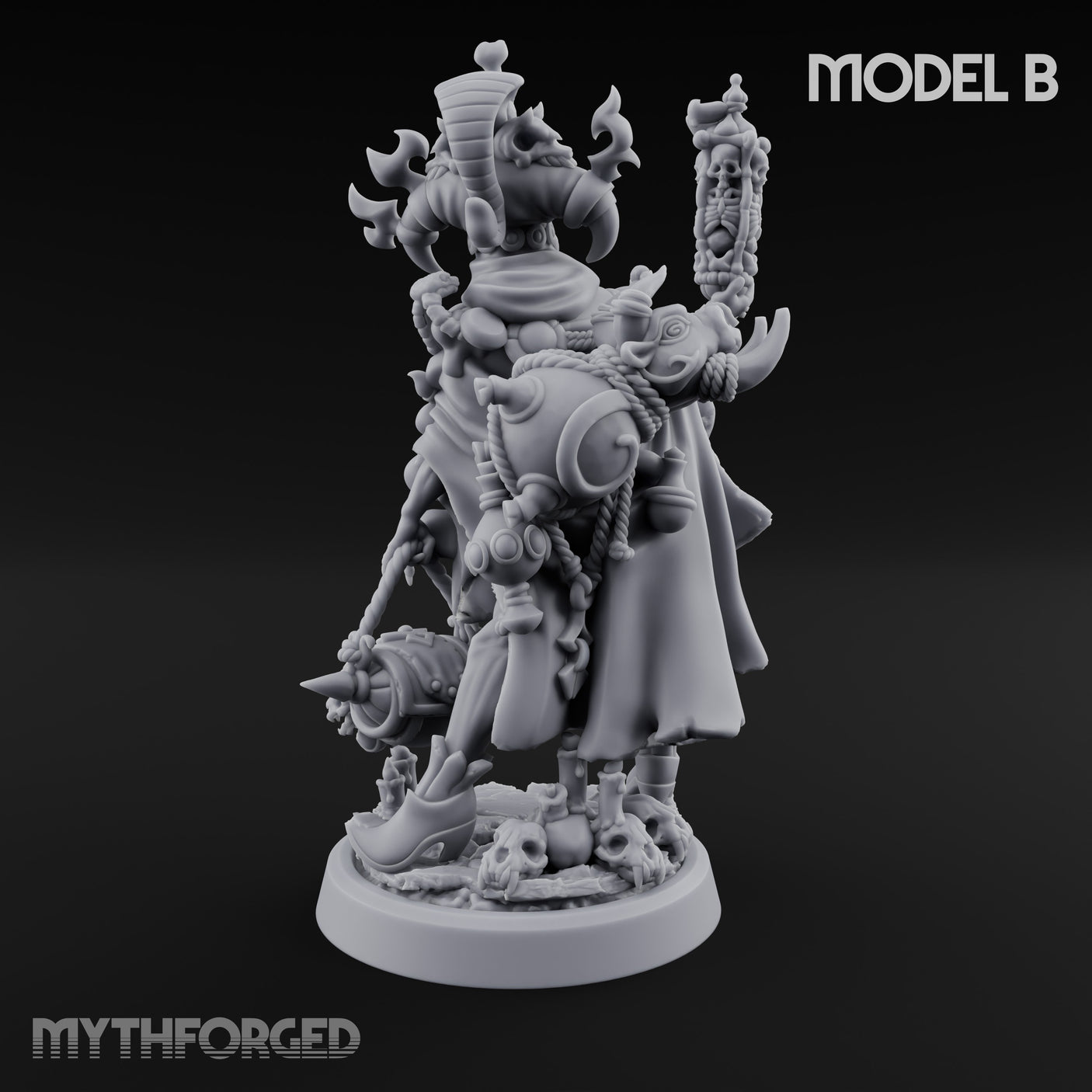 Tentacle Writhing Demon Hierophant B Miniature for Dungeons and Dragons, Pathfinder or other TTRPGs