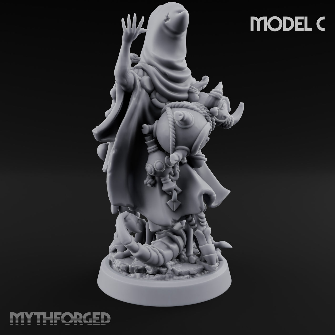Tentacle Writhing Demon Hierophant C Miniature for Dungeons and Dragons, Pathfinder or other TTRPGs