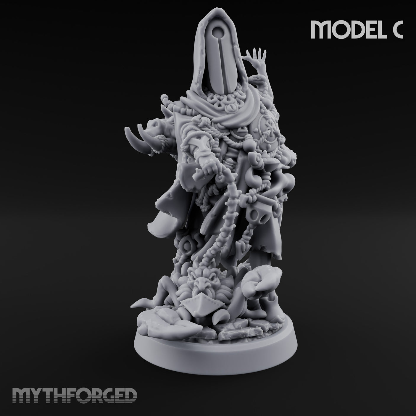 Tentacle Writhing Demon Hierophant C Miniature for Dungeons and Dragons, Pathfinder or other TTRPGs