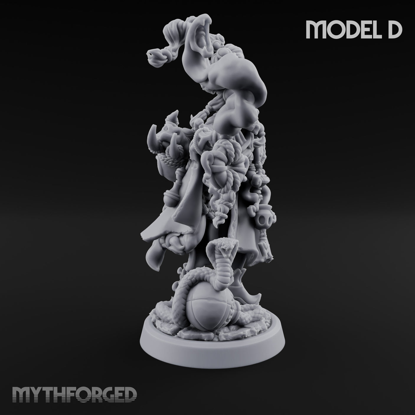 Tentacle Writhing Demon Hierophants Miniature for Dungeons and Dragons, Pathfinder or other TTRPGs