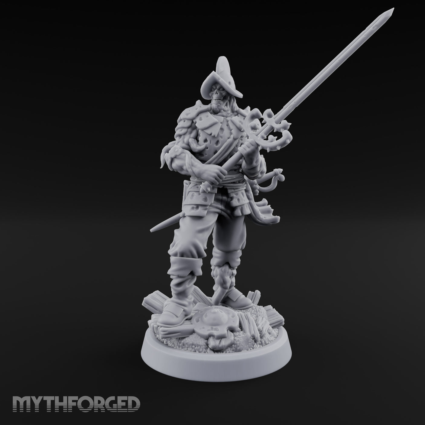 Tentacle Writhing Sword Levelling Voidtouched Swordsman A Miniature for Dungeons and Dragons, Pathfinder or other TTRPGs