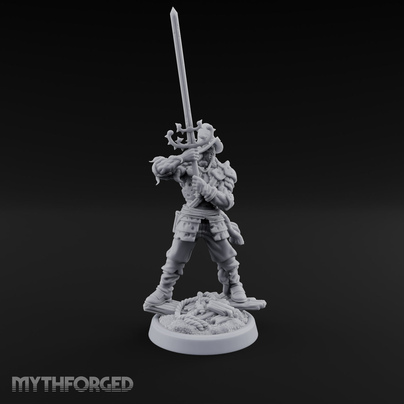Tentacle Writhing Sword Levelling Voidtouched Swordsman C Miniature for Dungeons and Dragons, Pathfinder or other TTRPGs