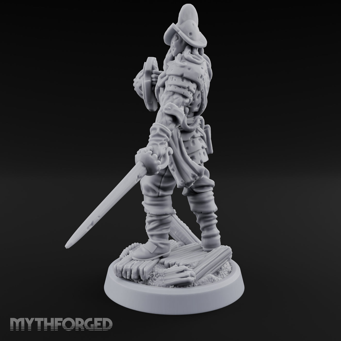 Tentacle Writhing Sword Levelling Voidtouched Swordsman D Miniature for Dungeons and Dragons, Pathfinder or other TTRPGs