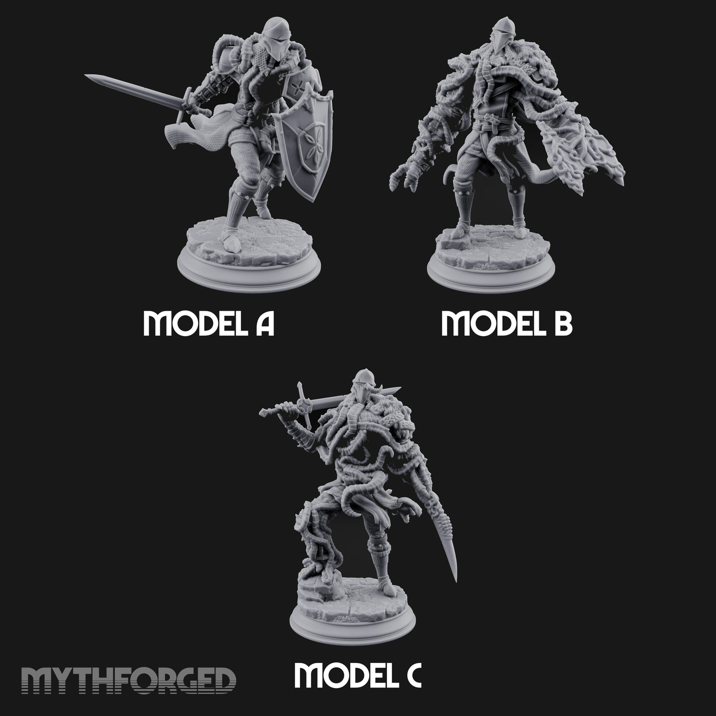 Tentacles Consuming Blight Knights — Full Set