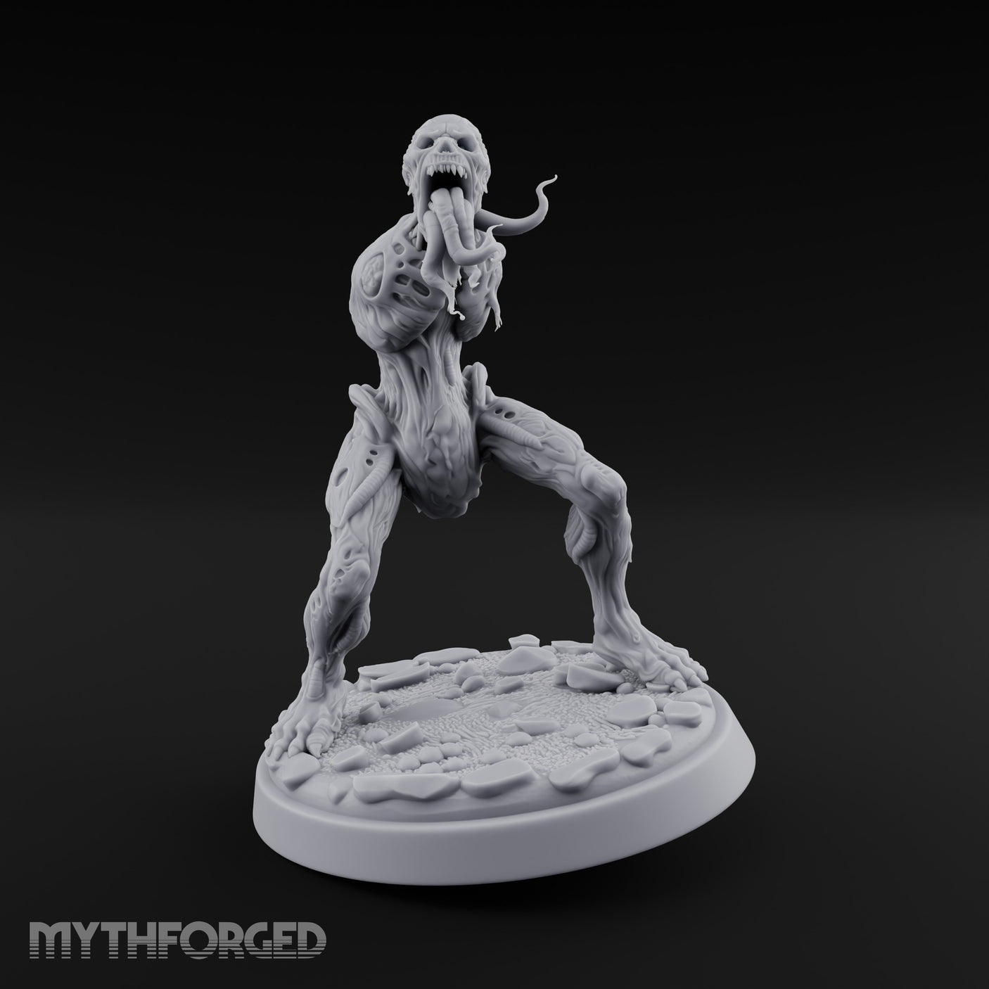 Tentacles Spewing Aberration Experiment Miniature for Dungeons and Dragons, Pathfinder or other TTRPGs