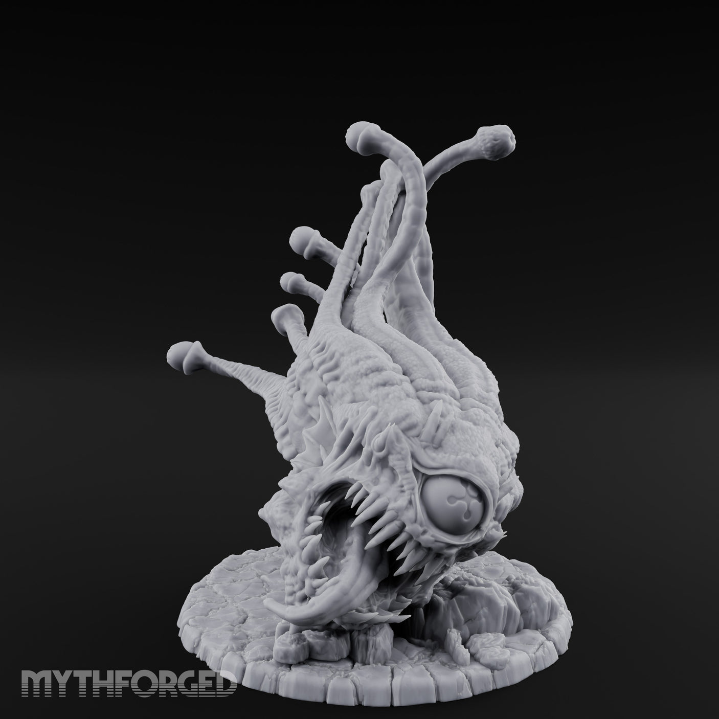 Tentacles Writhing Eye Bulging Beholder Miniature for Dungeons and Dragons, Pathfinder or other TTRPGs