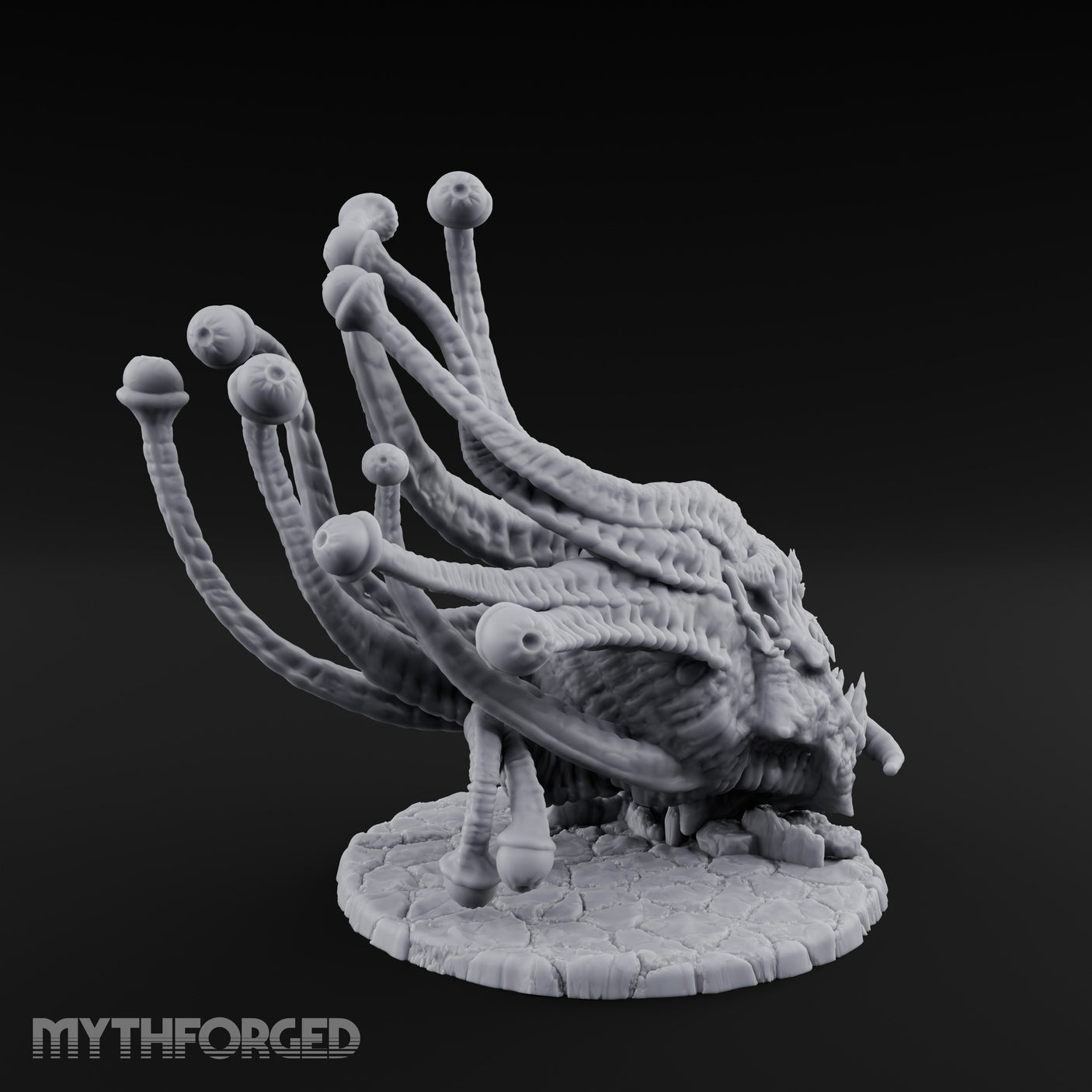 Tentacles Writhing Eye Bulging Beholder Miniature for Dungeons and Dragons, Pathfinder or other TTRPGs