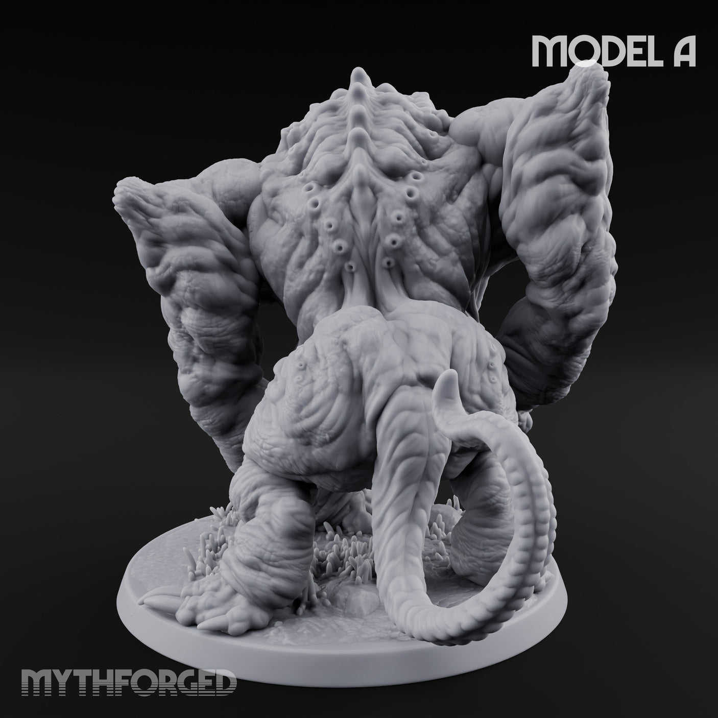 Tentacles Writhing Moon Beast Horror A Miniature for Dungeons and Dragons, Pathfinder or other TTRPGs