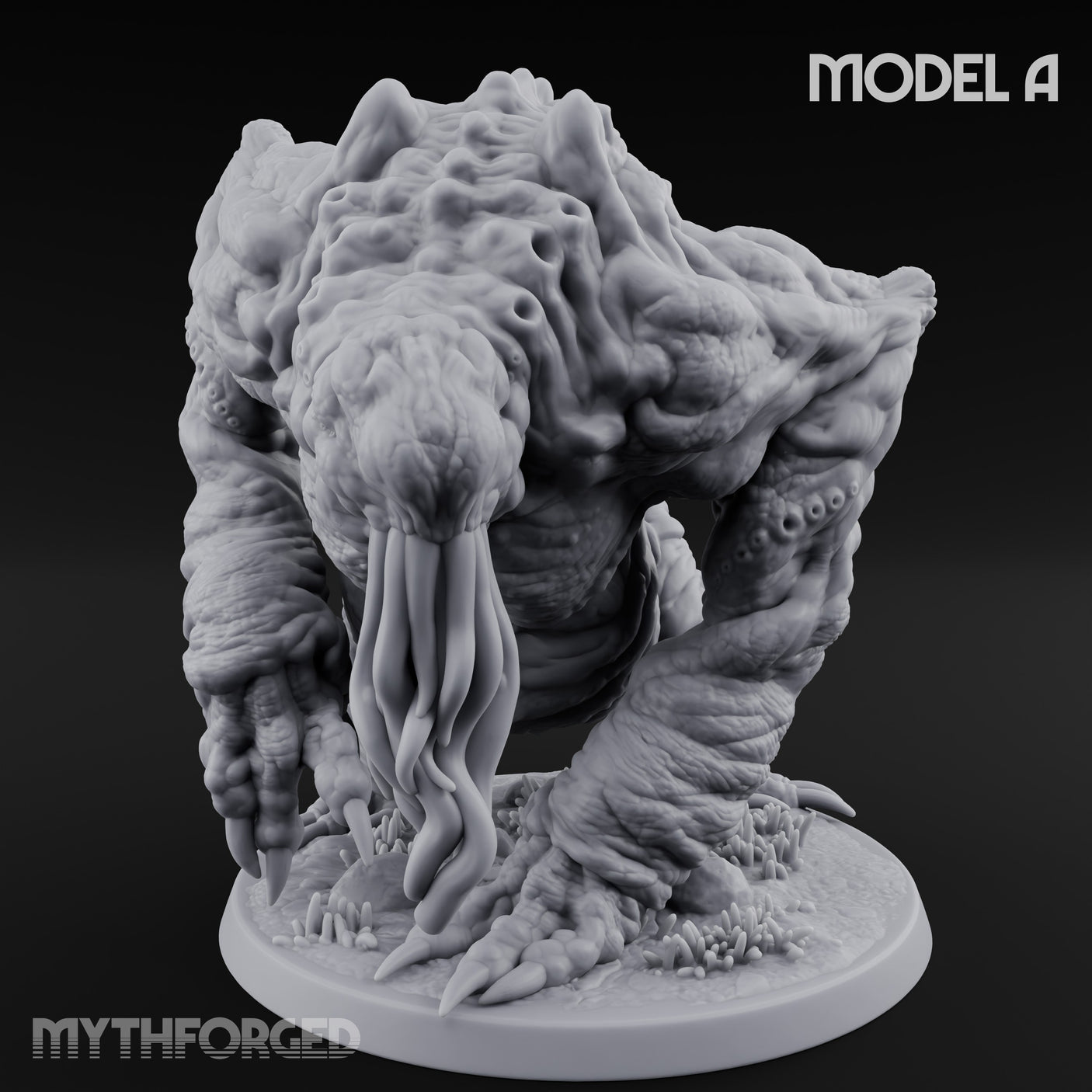 Tentacles Writhing Moon Beast Horror A Miniature for Dungeons and Dragons, Pathfinder or other TTRPGs