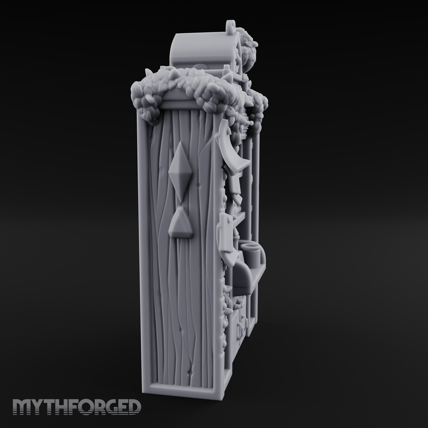 Stuffed Alchemist Bookshelf Miniature for Dungeons and Dragons, Pathfinder or other TTRPGs