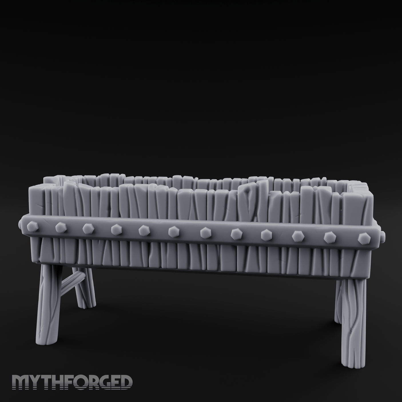 Sturdy Trough Miniature for Dungeons and Dragons, Pathfinder or other TTRPGs