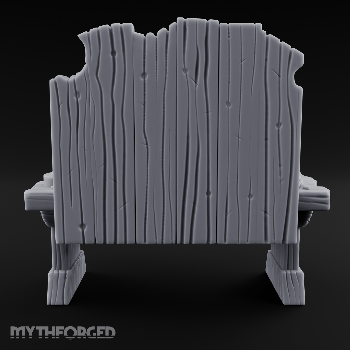 Tool-Hung Craftsman's Workbench Miniature for Dungeons and Dragons, Pathfinder or other TTRPGs