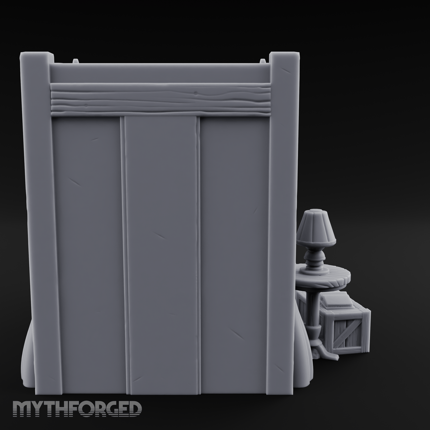 Canopy-Framed Cluttered Noble Bed Miniature for Dungeons and Dragons, Pathfinder or other TTRPGs