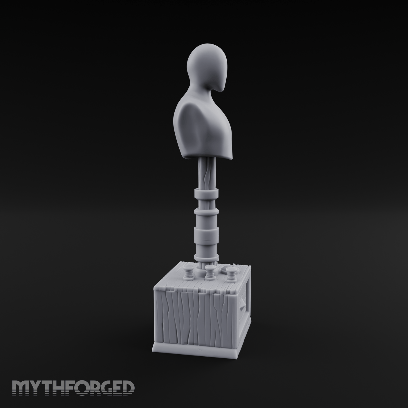 Blank-Faced Tailor's Mannequin Miniature for Dungeons and Dragons, Pathfinder or other TTRPGs