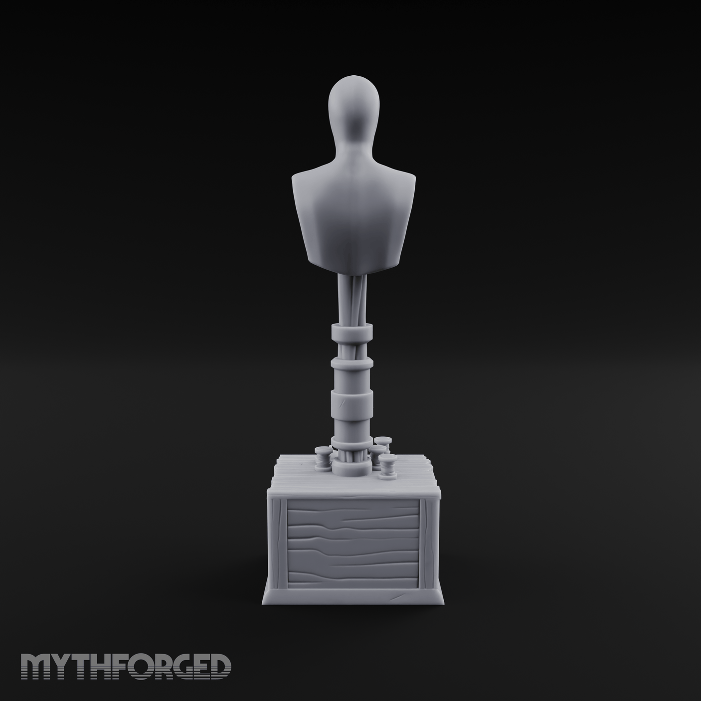 Blank-Faced Tailor's Mannequin Miniature for Dungeons and Dragons, Pathfinder or other TTRPGs