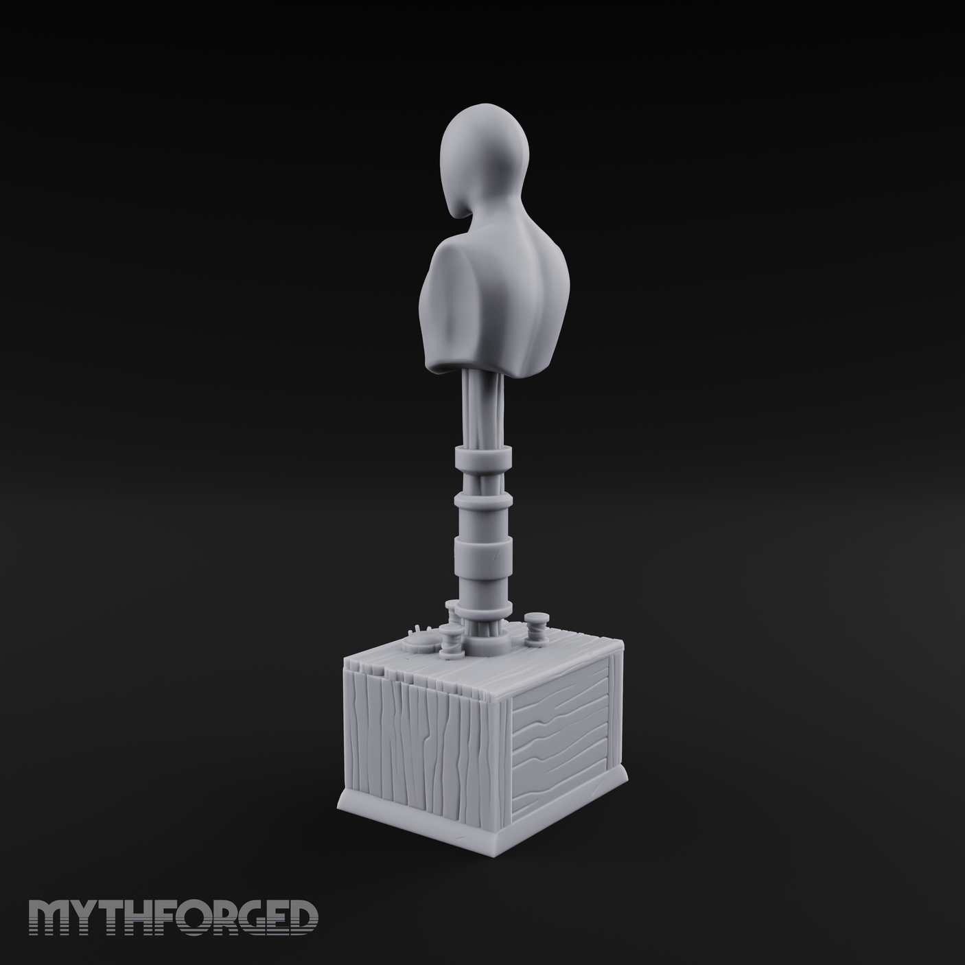 Blank-Faced Tailor's Mannequin Miniature for Dungeons and Dragons, Pathfinder or other TTRPGs