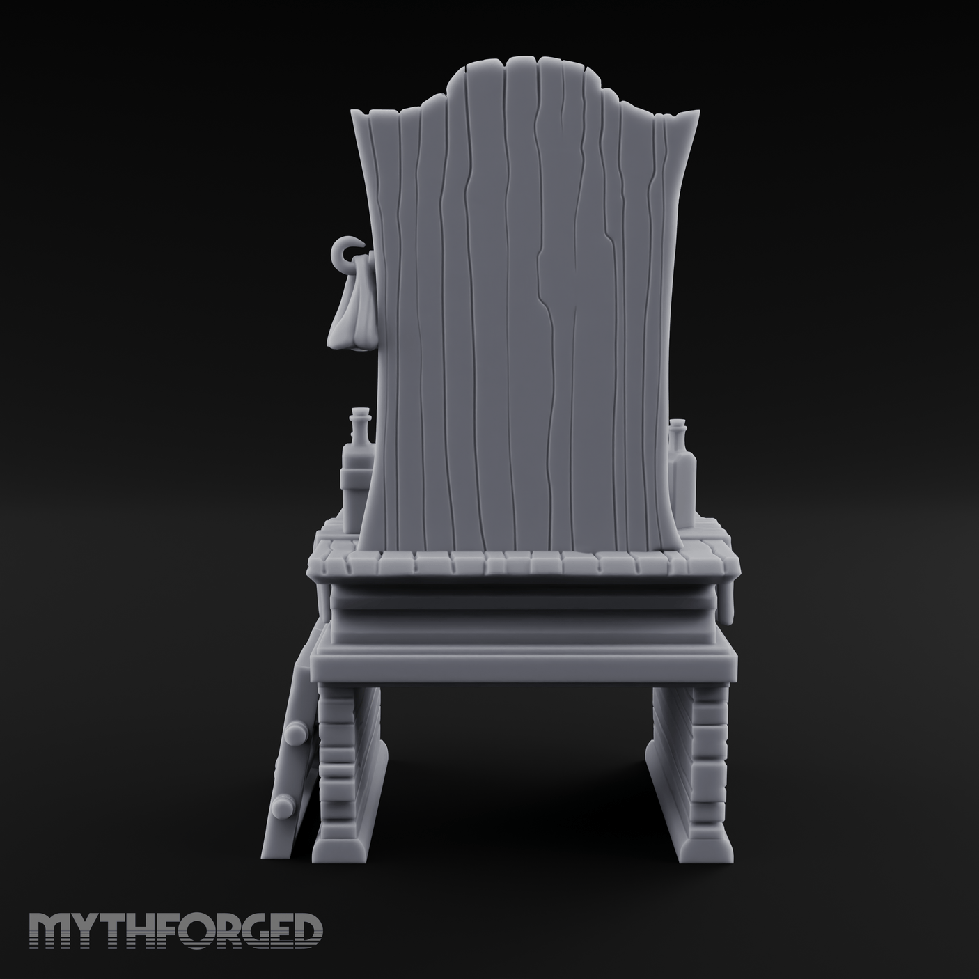 Mirror-Topped Vanity Dresser Miniature for Dungeons and Dragons, Pathfinder or other TTRPGs